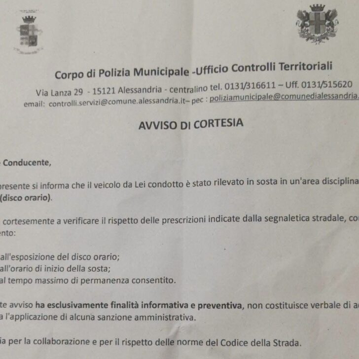 Corso Acqui: dopo il confronto associazioni-Comune funziona la stretta contro la sosta selvaggia