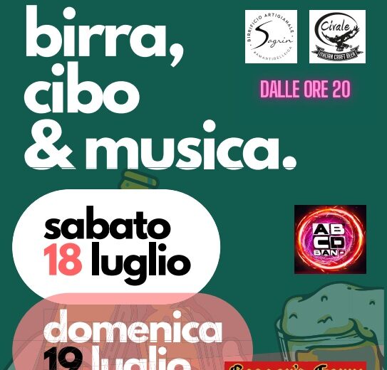 Bergamasco celebra i sapori del Piemonte: due serate tra birra artigianale, cucina in piazza e musica dal vivo
