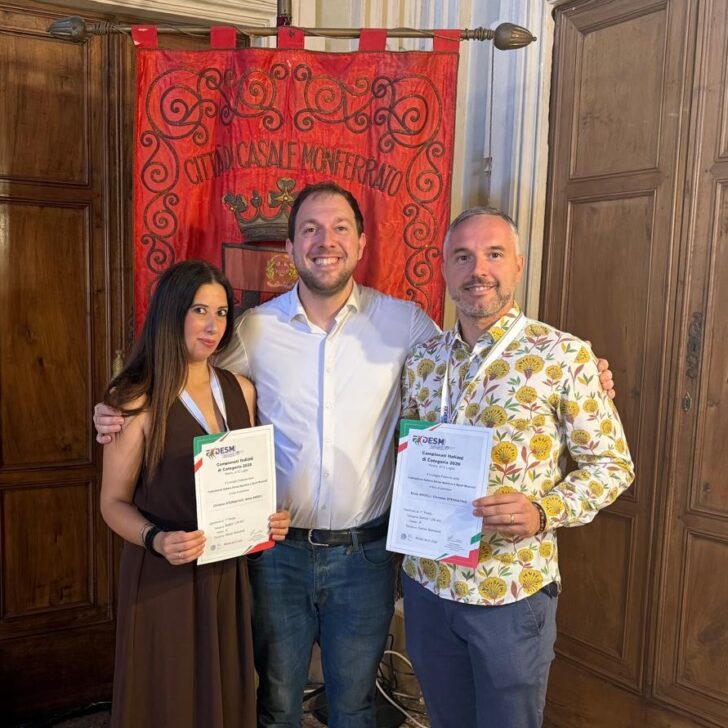 Casale Monferrato festeggia i Campioni d’Italia di Danze Standard Silvia Angeli e Christian Sternativo