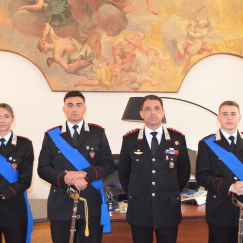 Tre Sottotenenti della Scuola Ufficiali iniziano la formazione in provincia di Pavia