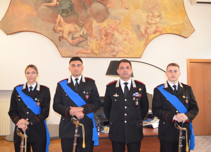 Tre Sottotenenti della Scuola Ufficiali iniziano la formazione in provincia di Pavia