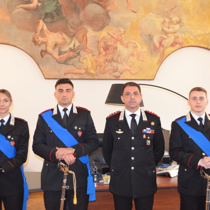 Tre Sottotenenti della Scuola Ufficiali iniziano la formazione in provincia di Pavia