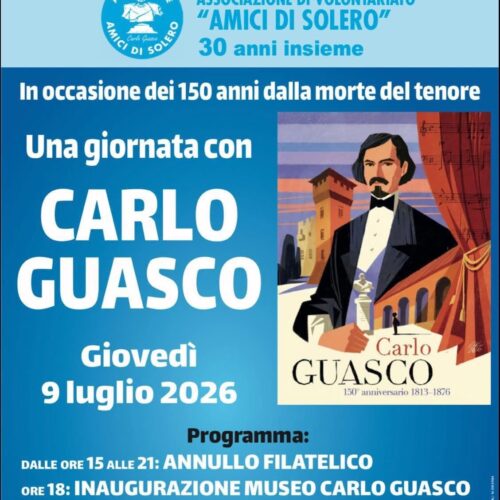 Giovedì a Solero il museo dedicato a Carlo Guasco nel 150° anniversario della morte
