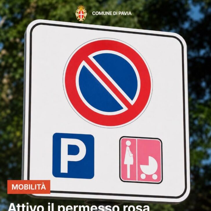 Pavia attiva il Permesso Rosa: soste agevolate per future mamme e neogenitori