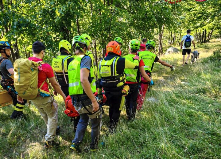 Escursionista cade per venti metri in un vallone nel Torinese: è in gravi condizioni
