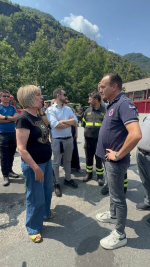Incendi in Piemonte, Cirio a Premosello Chiovenda: “Oltre 500 persone al lavoro su tutti i fronti degli incendi”