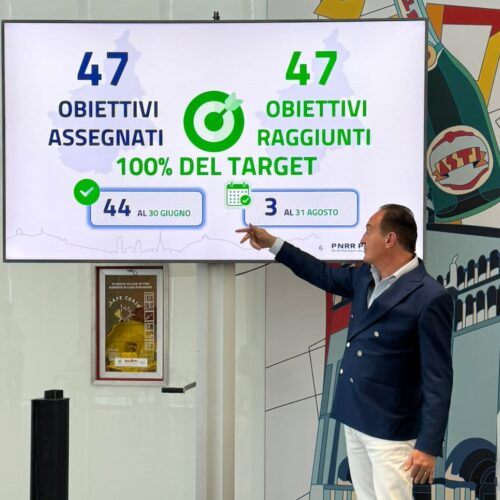 Pnrr: il Piemonte centra tutti gli obiettivi. Cirio: “In arrivo un premio di altri 35 milioni”