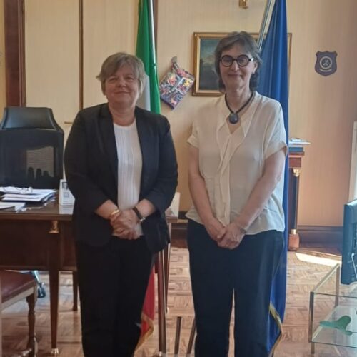La nuova rettrice del Collegio Nuovo ricevuta dal Prefetto di Pavia