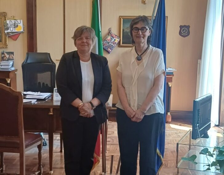 La nuova rettrice del Collegio Nuovo ricevuta dal Prefetto di Pavia