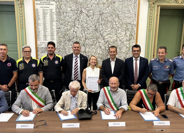Sei Comuni fanno squadra per rafforzare il sistema di Protezione Civile