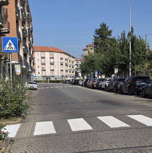 Al quartiere Cristo di Alessandria rifatte le strisce pedonali e nuovi limiti ai mezzi pesanti