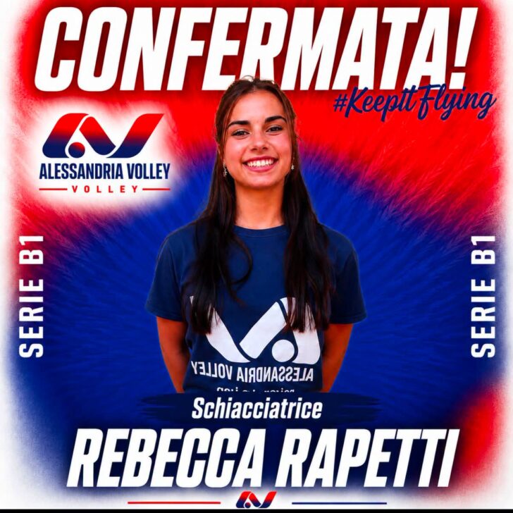 Alessandria Volley Academy: dal settore giovanile la schiacciatrice Rebecca Rapetti vola in prima squadra