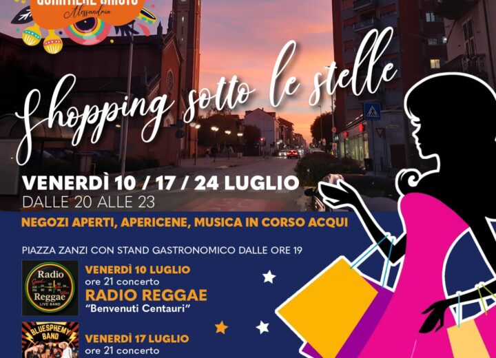 Negozi aperti, musica e apericena: al Quartiere Cristo tornano le serate dello shopping estivo