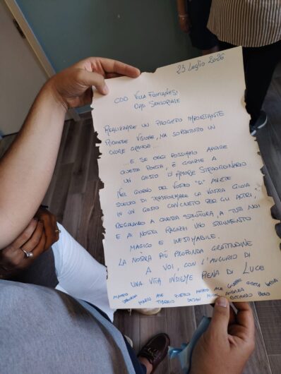 Una stanza multisensoriale al Centro Diurno di Castellazzo: dono degli sposi Greta e Lorenzo