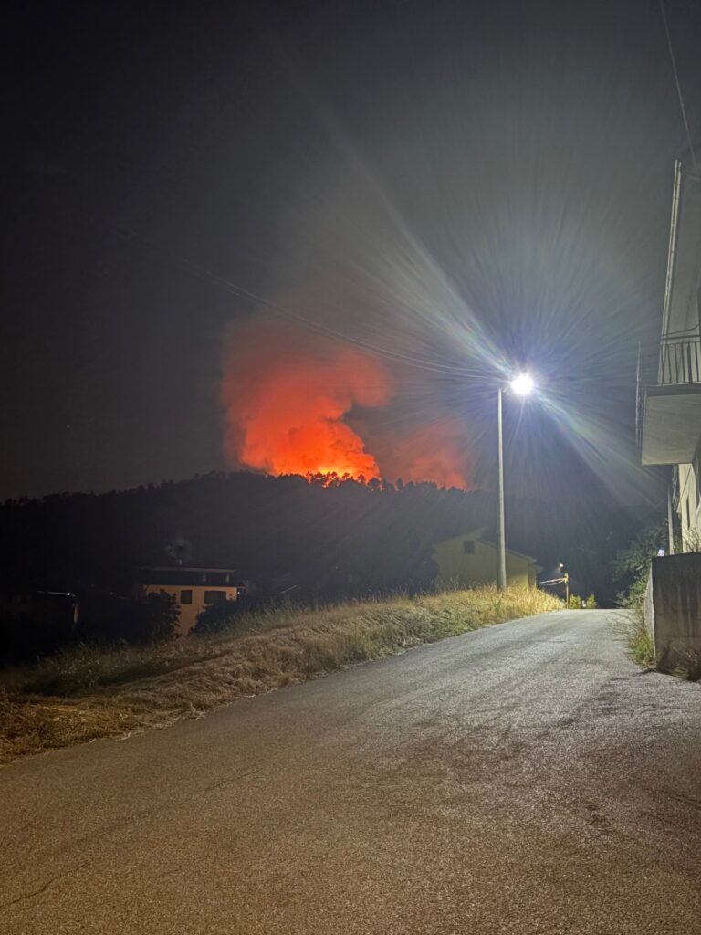 Incendio Mornese - Foto Mornese E20