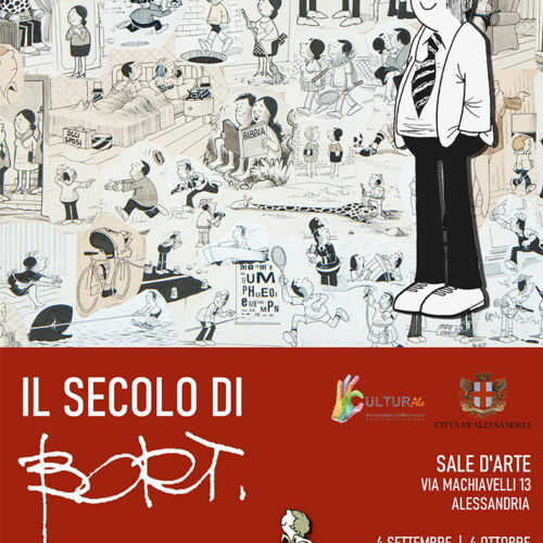 “Il secolo di BORT.”, alle Sale d’Arte di Alessandria una mostra con oltre cento disegni originali