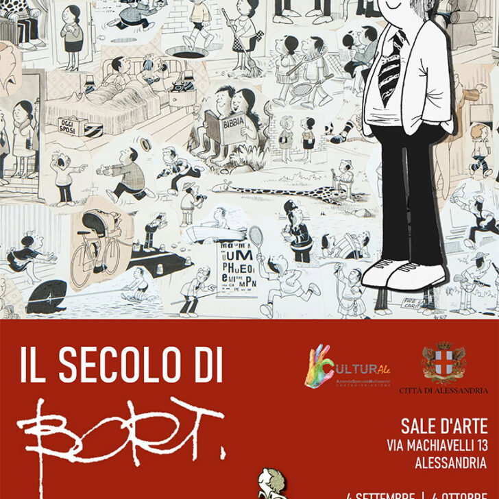 “Il secolo di BORT.”, alle Sale d’Arte di Alessandria una mostra con oltre cento disegni originali