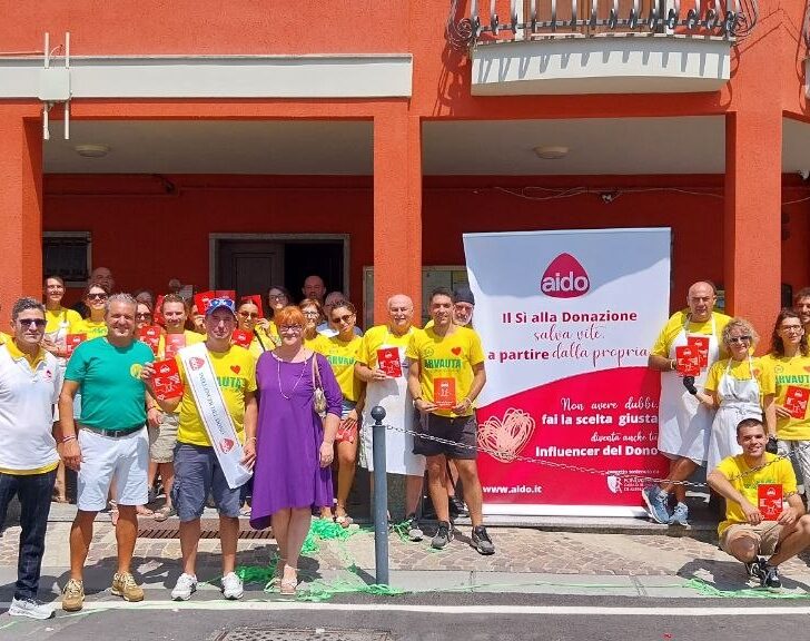 I volontari della sagra di Rivalta Bormida primi “Influencer del dono”