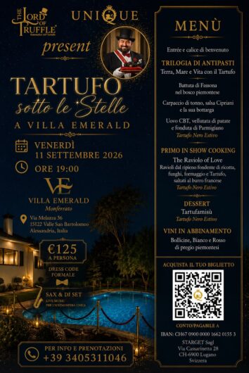Tartufo sotto le Stelle: gusto, eleganza e spettacolo a Villa Emerald
