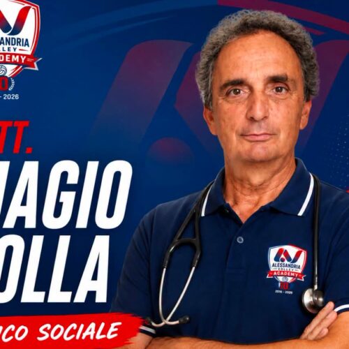 Alessandria Volley conferma lo staff sanitario: Polla, Sardano e Conti ancora al fianco della B1