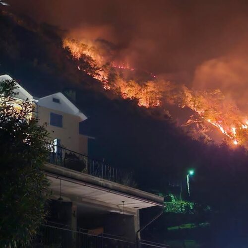 Incendi: ancora critica la situazione in Valsessera e in Ossola
