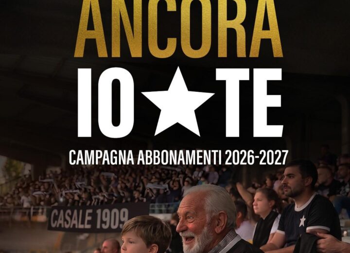 Casale 1909: da lunedì 17 agosto via alla campagna abbonamenti. Svelati i prezzi