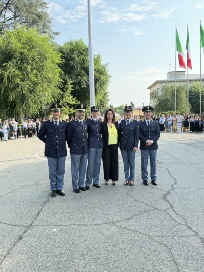 Alla Scuola di Polizia di Alessandria la consegna degli alamari agli allievi agenti del 233° corso