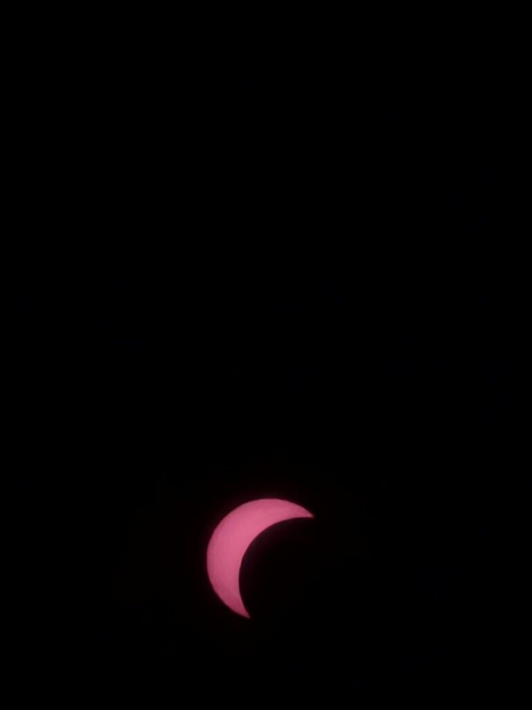 Eclissi - Foto di Chiara da Monte Spineto