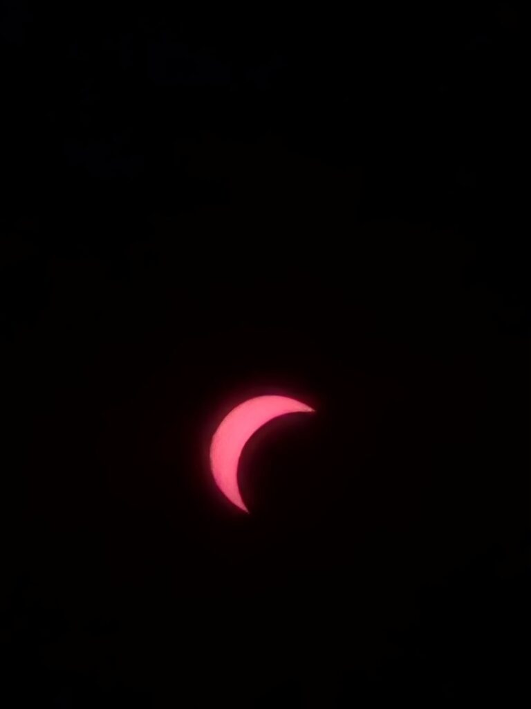 Eclissi - Foto di Chiara da Monte Spineto
