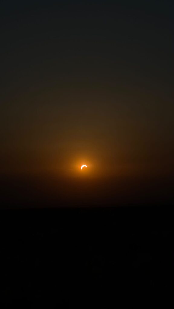 Eclissi - Foto di Chiara da Monte Spineto