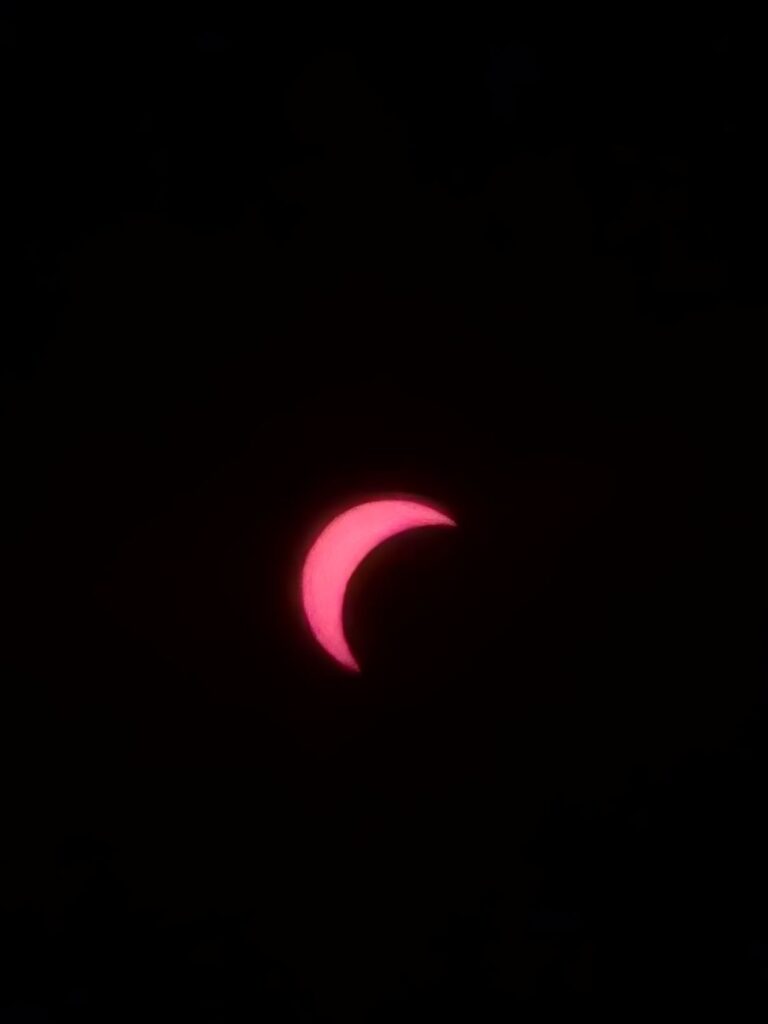 Eclissi - Foto di Chiara da Monte Spineto