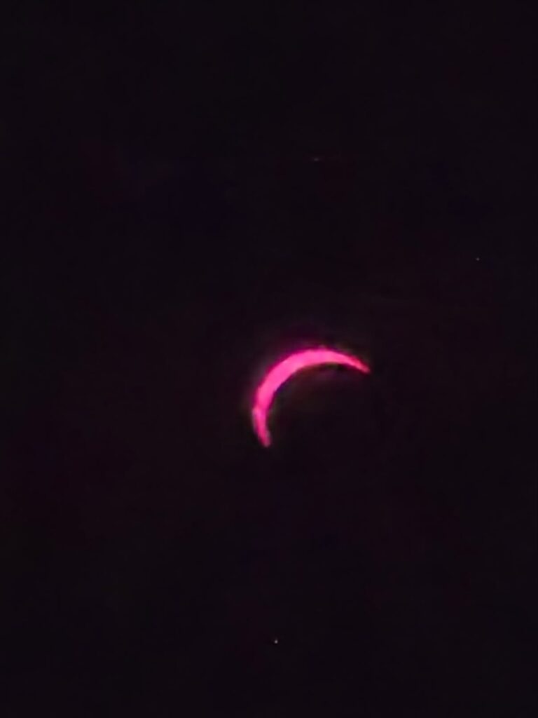 Eclissi - Foto di Chiara da Monte Spineto