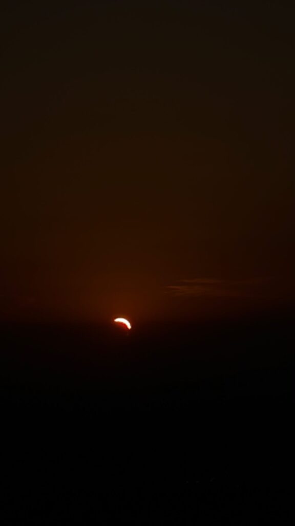 Eclissi - Foto di Chiara da Monte Spineto