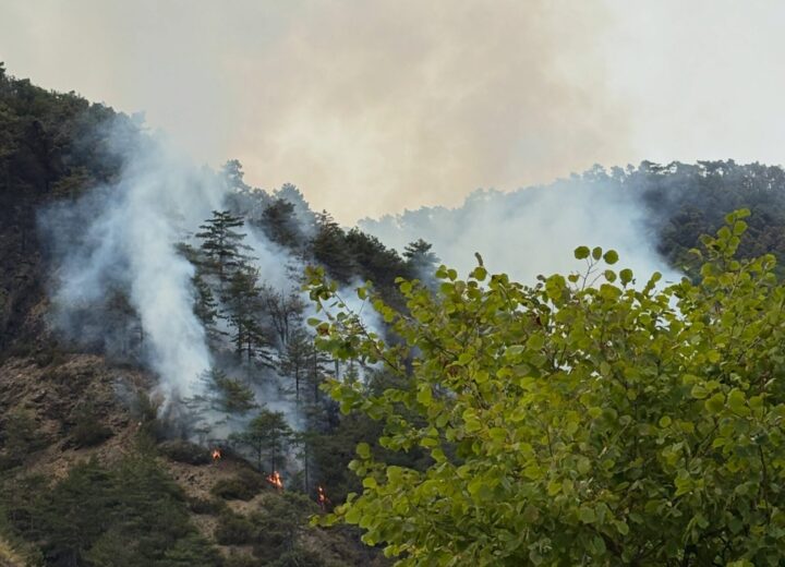 Incendio boschivo a Mornese: situazione in miglioramento e Arpa rassicura sulla qualità dell’aria