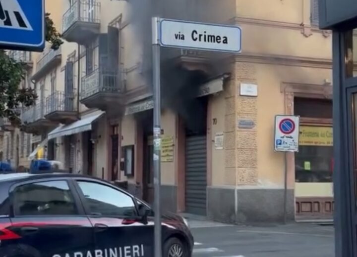 Incendio in un negozio di corso Bagni ad Acqui Terme
