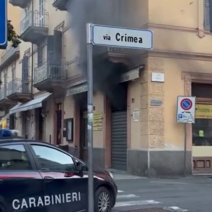 Incendio in un negozio di corso Bagni ad Acqui Terme