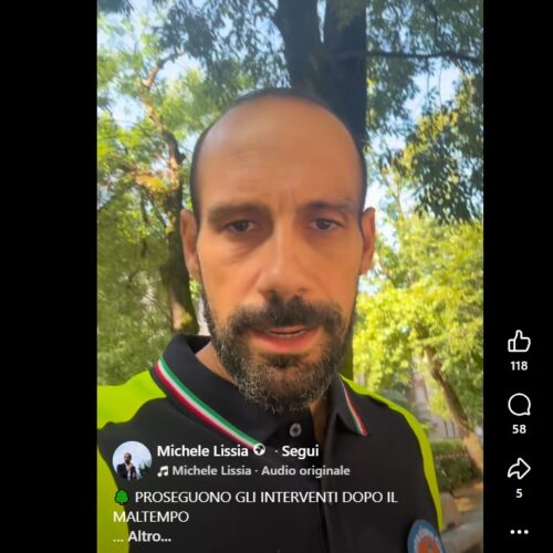 Maltempo a Pavia, ancora alberi caduti e strade chiuse: “Squadre al lavoro per tornare alla normalità”