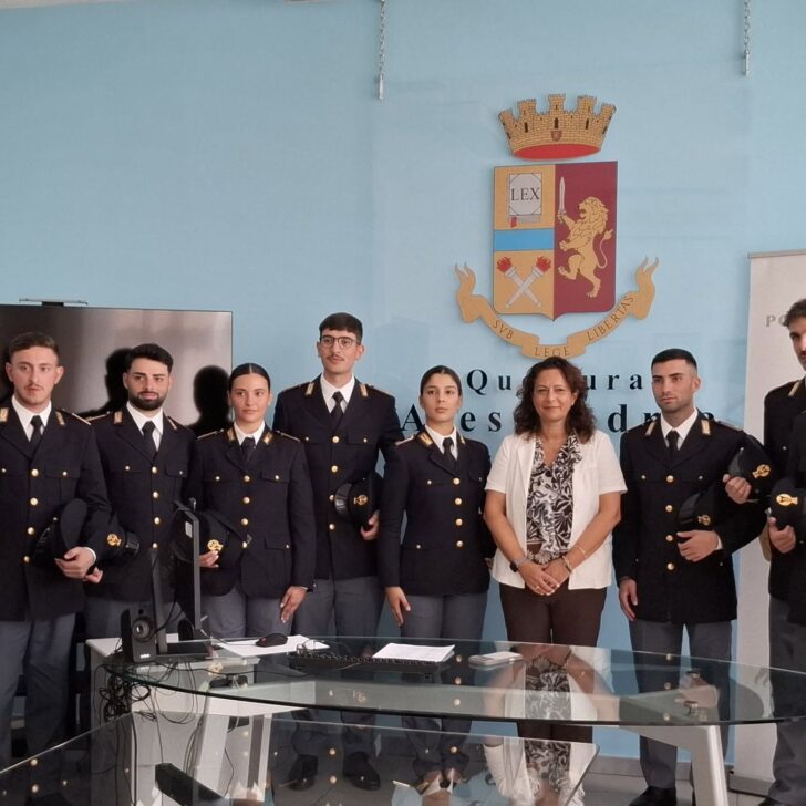 Alla Questura di Alessandria assegnati sedici nuovi agenti del 233° corso svolto alla Scuola Cardile