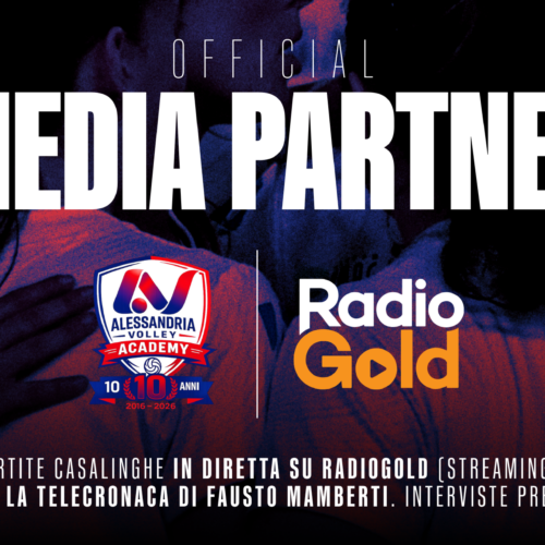 Alessandria Volley: su Radio Gold la diretta di tutte le partite casalinghe della B1 femminile