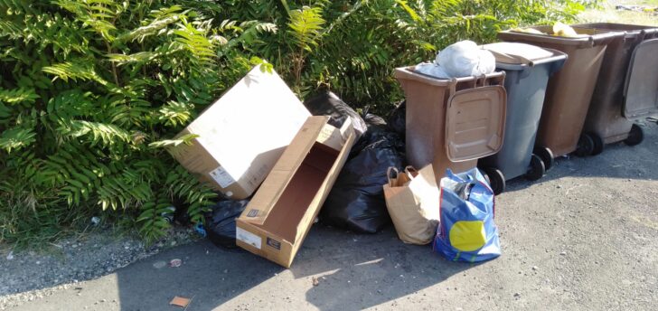 Rifiuti da fuori Alessandria abbandonati a San Giuliano Vecchio: le multe degli ispettori di Amag Ambiente