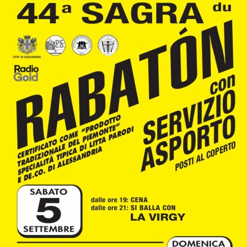Sabato 5 e domenica 6 settembre a Litta Parodi torna la Sagra dei Rabaton