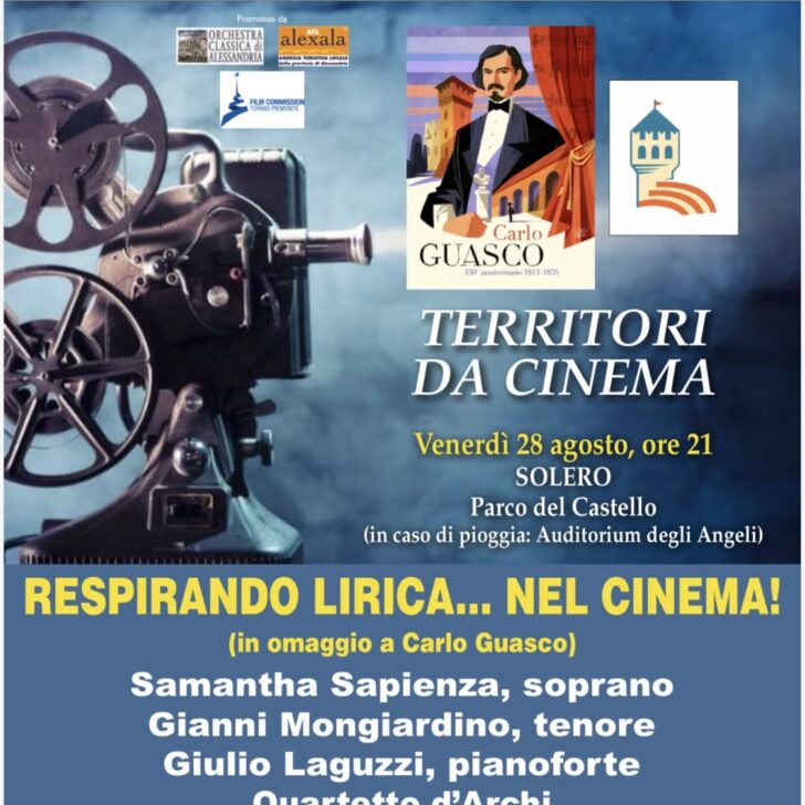 A Solero un concerto tra lirica e cinema nel ricordo del tenore Carlo Guasco