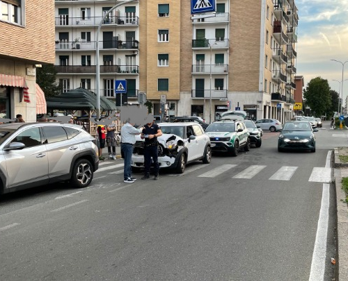 Tamponamento in corso Carlo Marx ad Alessandria