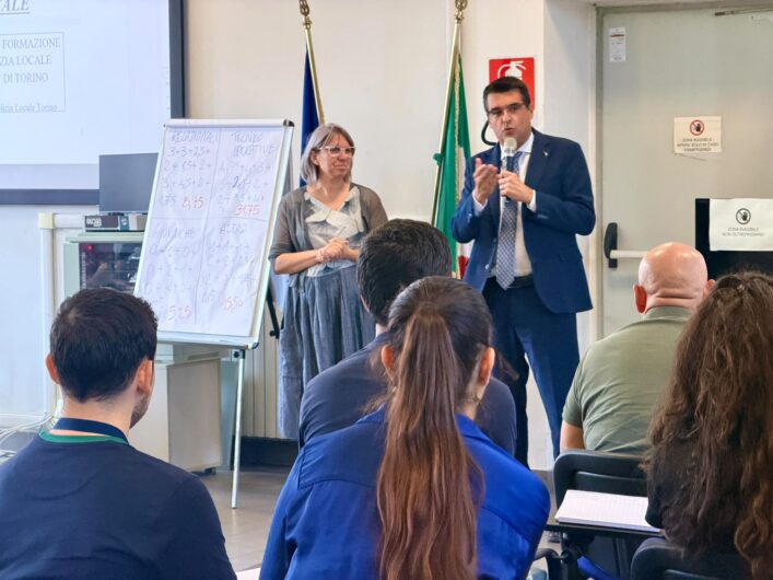 Al via a Torino il 101° corso per nuovi agenti di Polizia Locale: 78 partecipanti da tutto il Piemonte