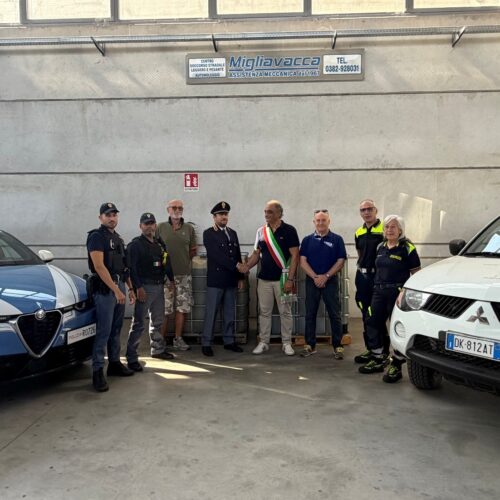 La Polizia consegna carburante rubato alla comunità di Bereguardo