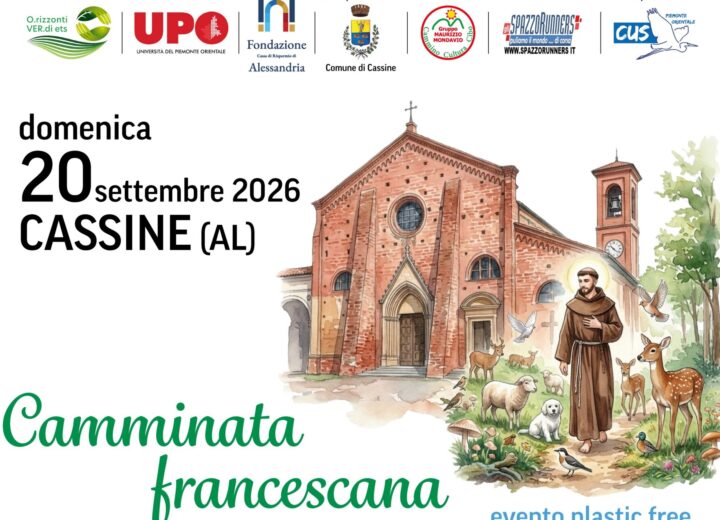 Domenica 20 a Cassine la camminata Francescana: una giornata di cammino lento, natura, sostenibilità e cultura