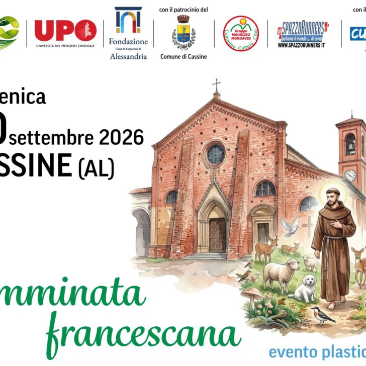 Domenica 20 a Cassine la camminata Francescana: una giornata di cammino lento, natura, sostenibilità e cultura