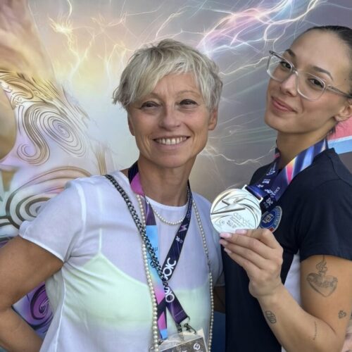 Aerobica: Lucrezia Rexhepi bronzo mondiale nella Coppia Mista e argento nel Team Ranking