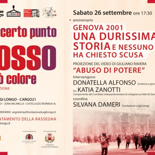 Genova 2001, 25 anni dopo: a Castellazzo si torna a riflettere sui fatti del G8