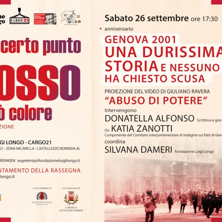 Genova 2001, 25 anni dopo: a Castellazzo si torna a riflettere sui fatti del G8